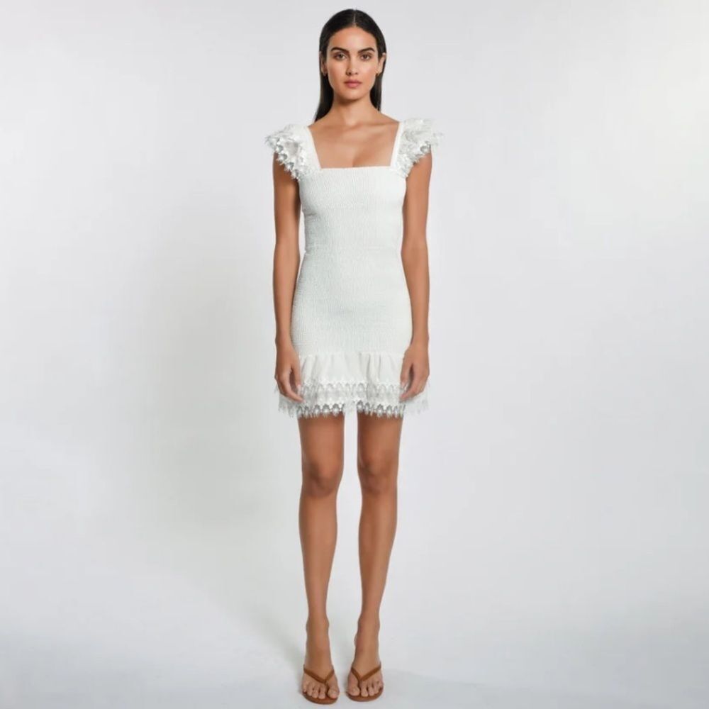 Peixoto size large Belle White Dress